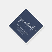 スクリプモダントシンプルフォト卒業 スタンダードカクテルナプキン (角)