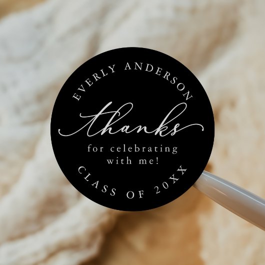 スクリプモダントシンプル卒業 ラウンドシール