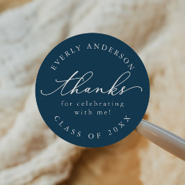 スクリプモダントシンプル卒業 ラウンドシール