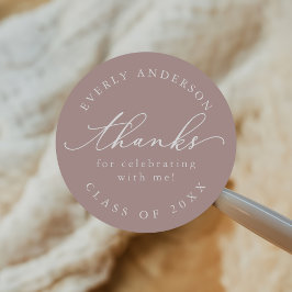 スクリプモダントシンプル卒業 ラウンドシール