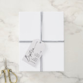 スクリプモダントシンプル・バプテスマ・サンキュー ギフトタグ (より糸付き)