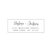 スクリプモダントスタイリッシュの差出人住所 セルフインキングスタンプ (デザイン)