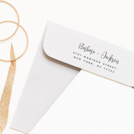 スクリプモダントスタイリッシュの差出人住所 セルフインキングスタンプ