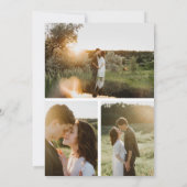 スクリプモダントタイポグラフィオエレガントーバーレイ4写真 セーブザデート (裏面)