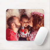 スクリプモダントタイポグラフィファミリの写真 マウスパッド (マウス)