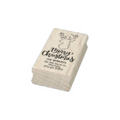 スクリプモダントディアメリークリスマス ラバースタンプ (スタンプ)