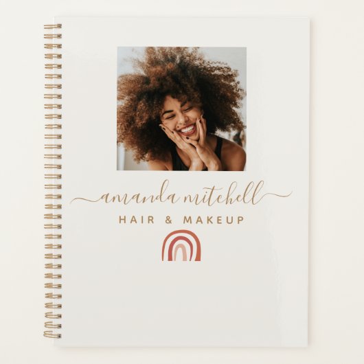 スクリプモダントトレンディーレインボーフォト プランナー手帳 (正面)