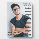 スクリプモダントトレンディー卒業生の写真 フォトプラーク (正面)