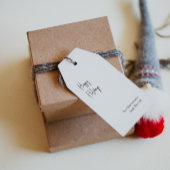 スクリプモダントハッピーホリデーズファミリーギフトラベル ギフトタグ