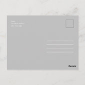 スクリプモダントバプテスマ&《キリスト教》洗礼式や命名式招待状 ポストカード (裏面)