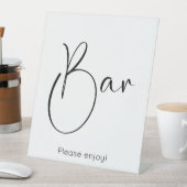 スクリプモダントバー 台座サイン (インサイチュ)