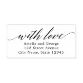 スクリプモダントパーソナライズされたウッドスタンプ ラバースタンプ (インプリント)