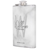 スクリプモダントパーソナライズされた・グロムスマンの名前 フラスク (左)