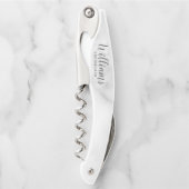 スクリプモダントパーソナライズされた・groomsmen ソムリエナイフ (正面)