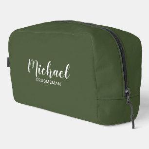 スクリプモダントパーソナライズされた・groomsmen ドップキット