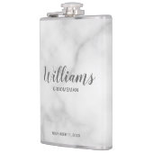 スクリプモダントパーソナライズされた・groomsmen フラスク (左)