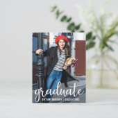 スクリプモダントパーティの招待状写真W インビテーションポストカード (スタンド正面)