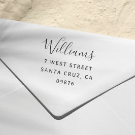 スクリプモダントファミリ名差出人住所 ラバースタンプ