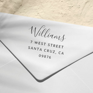 スクリプモダントファミリ名差出人住所 ラバースタンプ