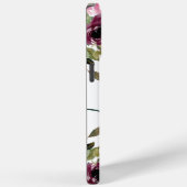 スクリプモダントフローラ赤面ファンシーイニシャルと名前 Case-Mate iPhoneケース (裏面 / 右)