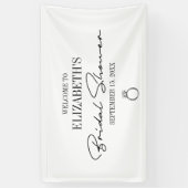 スクリプモダントブライダルシャワーへようこそ 横断幕 (縦)