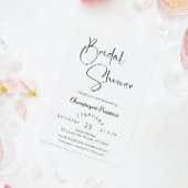 スクリプモダントブライダルシャワー 招待状