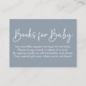 スクリプモダントブルーOhベビーシンプルベビー本 エンクロージャーカード (正面)