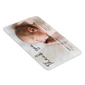 スクリプモダントベビー写真ありがとう マグネット (右側)