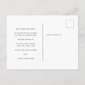 スクリプモダントベビー写真New Crib Moving 案内ポストカード (裏面)