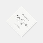 スクリプモダントベビー散布 スタンダードカクテルナプキン (角)