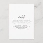 スクリプモダントホテル エンクロージャーカード (正面)