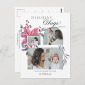 スクリプモダントホリデーハグ3 – フォトフローラ ポストカード (正面/裏面)