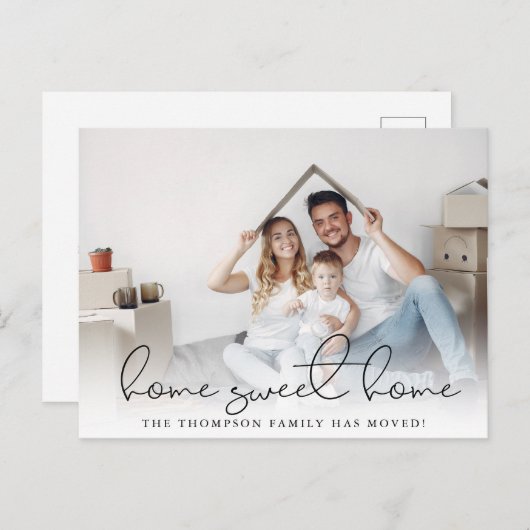 スクリプモダントホーム甘いホームフォトムービング 案内ポストカード (正面/裏面)