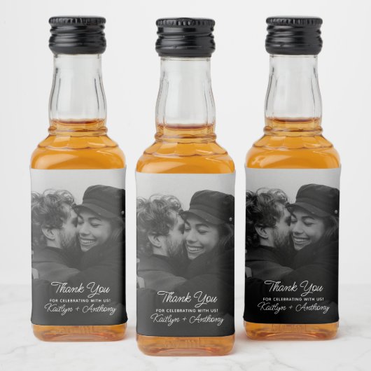 スクリプモダントミニマルの写真 リキュールボトルラベル (ボトル)