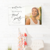 スクリプモダントミニマルウェルカムエクセシデーションパーティー 横断幕 (インサイチュ)