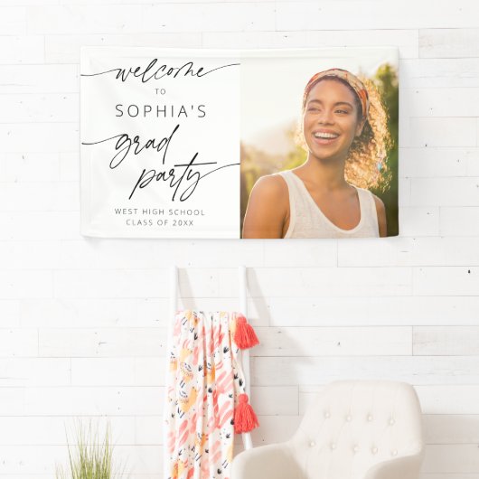 スクリプモダントミニマルウェルカムエクセシデーションパーティー 横断幕 (インサイチュ)