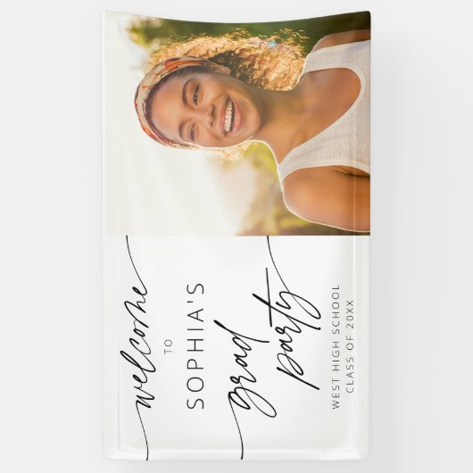 スクリプモダントミニマルウェルカムエクセシデーションパーティー 横断幕 (縦)