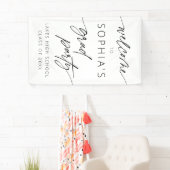 スクリプモダントミニマルウェルカムエクセシデーションパーティー 横断幕 (インサイチュ)