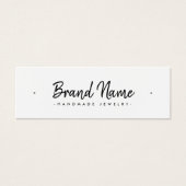 スクリプモダントミニマルスタッドイヤリング表示カード (正面)