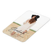 スクリプモダントミニマルタイポグラフィ目盛り磁石 マグネット (左側)