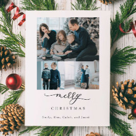 スクリプモダントミニマル3写真メリークリスマス