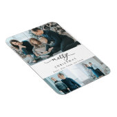 スクリプモダントミニマル3写真メリークリスマス マグネット (右側)