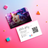 スクリプモダントメイクアップアーティスト&ヘアスタイリストQRコード 名刺