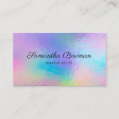 スクリプモダントメイクアーティストホログラフィフェイクー 名刺 (正面)