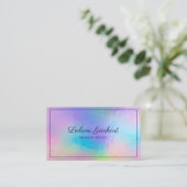 スクリプモダントメイクアーティスト虹色 名刺 (スタンド正面)