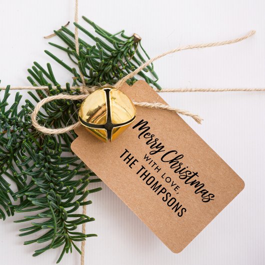 スクリプモダントメリークリスマスファミリーホリデーギフト セルフインキングスタンプ