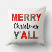 スクリプモダントメリークリスマス装飾用クッション クッション (正面)