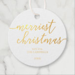 スクリプモダントメリー「Christmas」写真 フェイバータグ<br><div class="desc">スクリプモダント「メリークリスマス」の休日デザイン。</div>