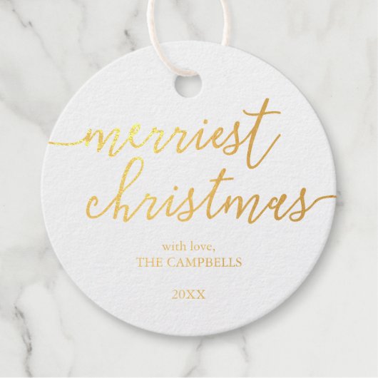 スクリプモダントメリー「Christmas」写真 フェイバータグ (正面)