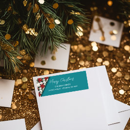 スクリプモダントレタリングメリークリスマス ラベル